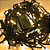 KIT 100 Pisca de Natal 50 Leds branco quente 8 Funções 5 Metros fio verde bivolt. - Imagem 1