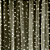 Cascata com 300 LEDs Branco Quente 6mx0,72m funções Cachoeira 127V. - Imagem 4