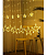 Cascata com 138 LEDs Branco Quente com estrela na ponta 8 funções tomada macho e fêmea 2,5 metros 220V. - Imagem 2