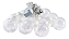 Cascata com 108 LEDs Colorido com bola na ponta 8 funções tomada macho e fêmea 2,5 metros 220V. - Imagem 2