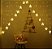 Cortina com 224 LEDs Branco quente fio de Fada com estrela na ponta 3m x 1,2m bivolt. - Imagem 2