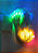 Cascata com 147 LEDs Colorido 8 funções fio de Fada PVC 3 metros bivolt tomada macho e fêmea. - Imagem 2