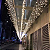 Cascata com 147 LEDs Branco Frio 8 funções fio de Fada PVC 4 metros bivolt tomada macho e fêmea. - Imagem 2