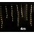 Cascata com 147 LEDs Branco Quente 8 funções fio de Fada PVC 4 metros bivolt tomada macho e fêmea. - Imagem 2