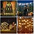 Cortina com 360 LEDs Branco Quente 8 funções fio de Fada PVC 3m x 3m bivolt. - Imagem 2