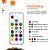 Cortina com 360 LEDs multifunções colorido com controle 3m x 3m bivolt. - Imagem 5