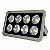 Refletor holofote LED Ultra COB cinza 400w 3000K branco quente IP66. - Imagem 4