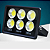 Refletor holofote LED Ultra COB preto 300w 3000K branco quente IP66. - Imagem 1