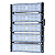 Refletor Industrial holofote modular LED 250W 6500K branco frio IP67. - Imagem 1