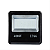 Refletor LED 400W Preto SMD 6500K branco frio IP66. - Imagem 1