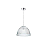 Luminária prismática pendente 22 polegadas cabo PP Incolor E-27. - Imagem 1