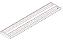 Luminária de sobrepor alto rendimento com aletas parabólicas duplas para 2 lâmpadas T5 28/54W 120cm. - Imagem 2