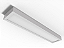 Luminária de sobrepor fechada com difusor leitoso para 2 lâmpadas T5 28/54W 120cm. - Imagem 1