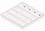 Luminária de embutir alto rendimento com aletas planas brancas para 4 lâmpadas T5 14/24W 60cm. - Imagem 2