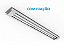 Luminária de embutir com filme refletivo para 1 lâmpada 18/20W 120cm. - Imagem 1