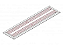 Luminária de embutir alto rendimento com aletas parabólicas duplas para 2 lâmpadas T5 14/24W 60cm. - Imagem 2