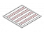 Luminária de embutir alto rendimento com aletas parabólicas duplas para 4 lâmpadas T5 14/24W 60cm. - Imagem 2