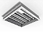 Luminária de embutir alto rendimento fechada com difusor transparente para 4 lâmpadas T5 14/24W 60cm. - Imagem 1