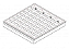 Luminária de embutir alto rendimento com aletas planas brancas para 4 lâmpadas 18/20W 120cm. - Imagem 2