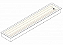 Luminária de embutir alto rendimento fechada com difusor transparente para 2 lâmpadas 18/20W 120cm. - Imagem 2
