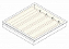 Luminária de embutir alto rendimento fechada com difusor transparente para 4 lâmpadas 18/20W 120cm. - Imagem 2