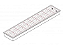 Luminária de embutir alto rendimento com aletas parabólicas duplas para 2 lâmpadas 18/20W 120cm. - Imagem 2