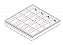 Luminária de embutir alto rendimento com aletas parabólicas duplas para 4 lâmpadas 18/20W 120cm. - Imagem 2
