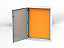 Quadro de comando metálico de embutir com placa de montagem 100cm X 60cm. - Imagem 2