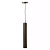 Pendente Tube Externo PAR20 49xØ7,6cm Metal Café. - Imagem 1