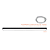Luminaria pendente linear preto retangular led integrado 120cm 6500k bivolt. - Imagem 2