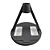 Luminária Pública LED Ornamental 150W 160 lm/W IP66 4000k Branco neutro  base 3 pinos. - Imagem 2