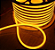 Fita LED Neon 12W/M 1.200W 12V 100 metros externo IP65 Âmbar. - Imagem 3