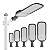 Luminária pública LED Metrópole G2 50W 5000K 8500 lúmens autovolt pescoço 62mm com INMETRO. - Imagem 4