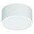 Plafon branco fosco de Sobrepor Ideia Redondo Ø19x9cm Alumínio. - Imagem 1