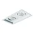 Spot de Embutir Branco Fosco Sura Retangular Duplo PAR20 26,7x14,5x12,7cm Alumínio. - Imagem 1