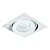 Spot de Embutir Nuru Quadrado Facho Orientável PAR30 14,5x14,5x11,4cm Alumínio Branco Fosco Microtexturizado. - Imagem 1