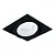 Spot de Embutir Nuru Quadrado Facho Orientável PAR30 14,5x14,5x11,4cm Alumínio Preto Acetinado. - Imagem 1