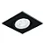 Spot de Embutir Nuru Quadrado Facho Orientável Dicroica PAR16 8,6x8,6x6,7cm Alumínio Preto Acetinado. - Imagem 1