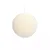 Pendente Esfera Ø31x30cm Polietileno Branco. - Imagem 1