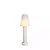 Poste Balizador Cúpula Médio Externo 57xØ18,5cm Polietileno Branco. - Imagem 1