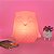 Luminária Corujinha 27x26x15,5cm Polietileno Rosa. - Imagem 2