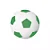 Luminária Bola de Futebol Ø25,5x24cm Polietileno Branco e Verde. - Imagem 1