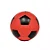 Luminária Bola de Futebol Ø25,5x24cm Polietileno Vermelho e Preto. - Imagem 1