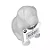 Luminária Buddy 23x16,5x28cm Polietileno Branco. - Imagem 1