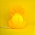 Luminária Leãozinho 29x26,5x23cm Polietileno Amarelo. - Imagem 3