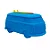 Luminária Kombi Com Prancha 15,5x13x30,5cm Polietileno Azul e Amarelo. - Imagem 1