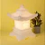 Luminária Japonesa Toro 31,5x22,5x22cm Polietileno Branco. - Imagem 3