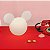 Luminária Mickey Clean 25,5x32,5x19,5cm Polietileno Branco. - Imagem 5