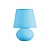 Abajur Mini Lampe Ø20x29cm Polietileno Azul. - Imagem 1