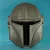 Luminária Mandalorian 28x26x30cm Polietileno Cinza e Preto. - Imagem 3